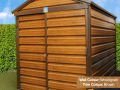 7ft x 7ft Woodgrain Shed