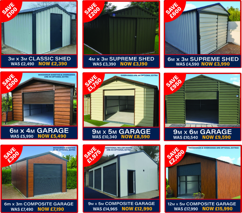 Discounted Sheds, Special Offer Sheds, Cheap Sheds, ExDisplay Sheds, Done Deal Garden Sheds